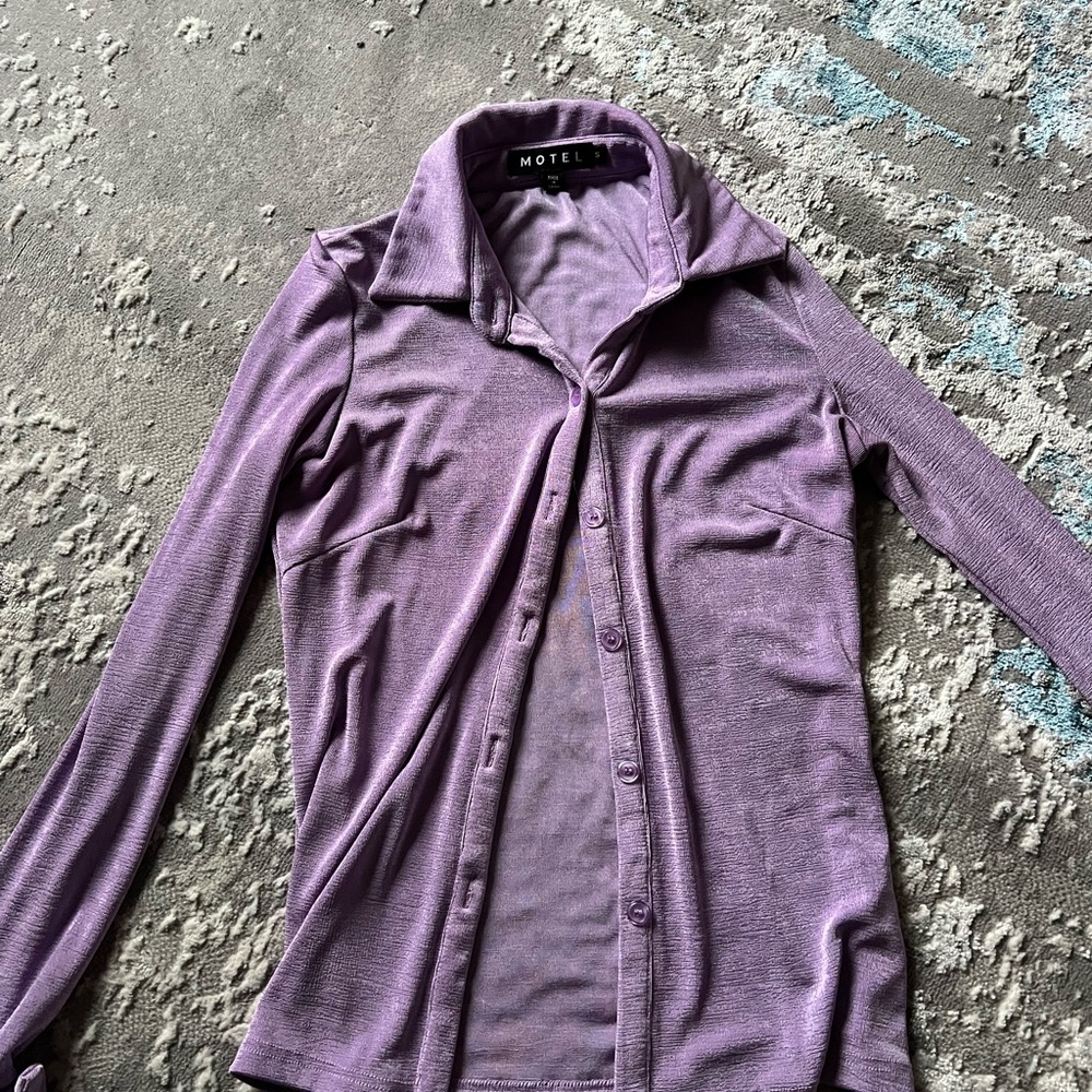 Motel Rocks Purple Women's Top